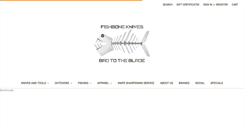 Desktop Screenshot of fishboneknives.com